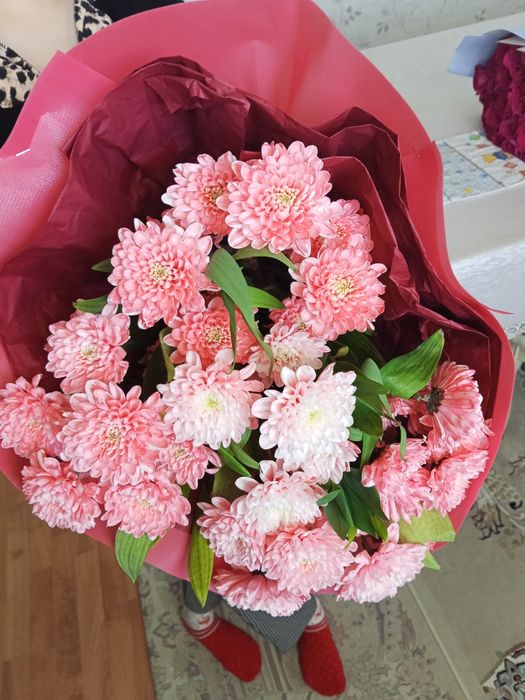 Букет из хризантемы