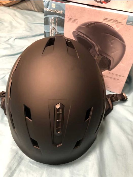 Casca NOUA protecție bicicleta ski sport 4sezoane, pernuțe detașabile