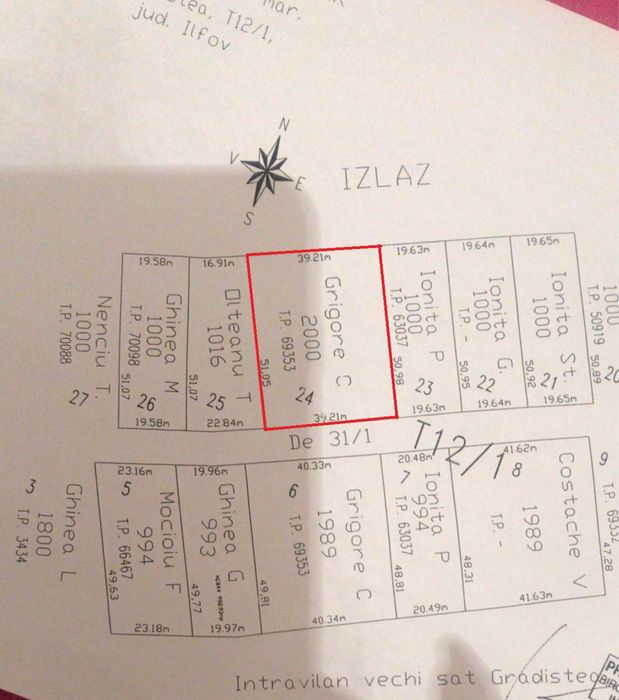 Teren de vânzare – Grădiștea, Ilfov | 2.000 mp | Ideal pentru casă sau investiție