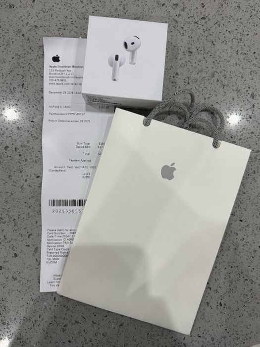 AirPods 4 ( ANC ) + bon apple + punga apple - Cadou Ideal