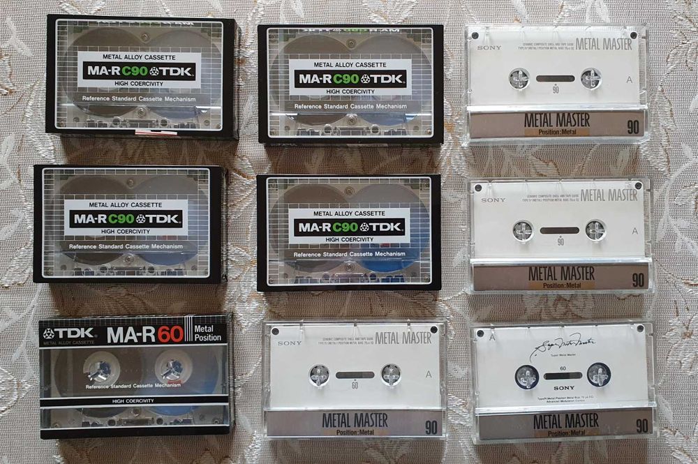 Аудио касети Sony Metal Master, TDK MA-R