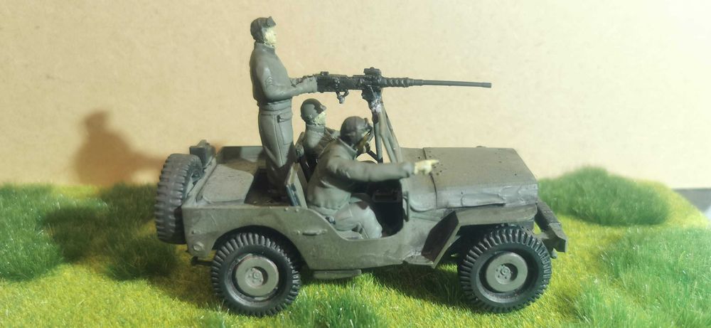 Jeep Willys MB с екипаж - Втората световна война