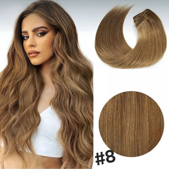 Висококачествена естествена коса 100 гр