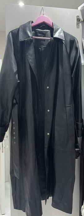 Палто- 44 размер, черно кожено, LcWaikiki