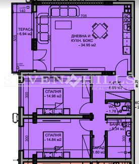 Продава се Тристаен апартамент в Пловдив, Младежки Хълм - 114 кв.м за 1388 €/кв.м - Снимка #1