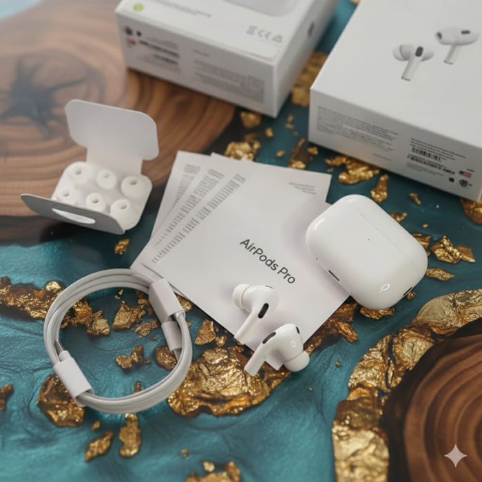 Безжични слушалки Apple - AirPods Pro 2nd Gen USB-C, TWS, ANC, бели