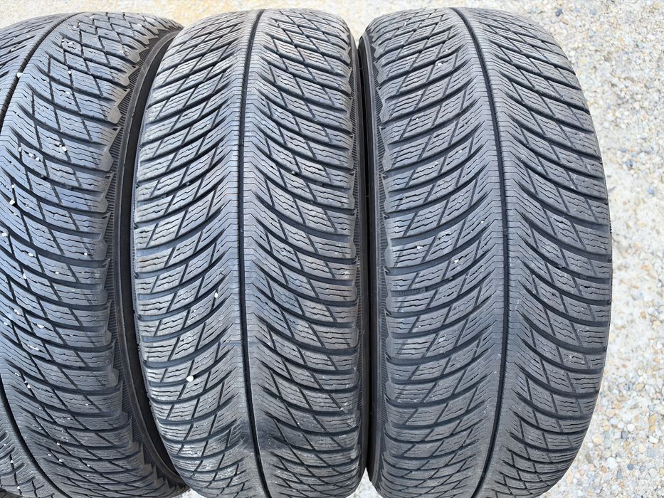 4бр. ОТЛИЧНИ Зимни Гуми С Борд 225/65R/17 -MICHELIN- DOT:3819- 7.4мм.+6.4мм.