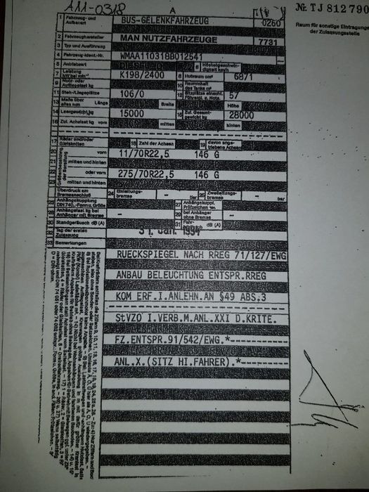 Dezmembrari MAN NG272 (2) (1992-2000) 6.9 Motorina