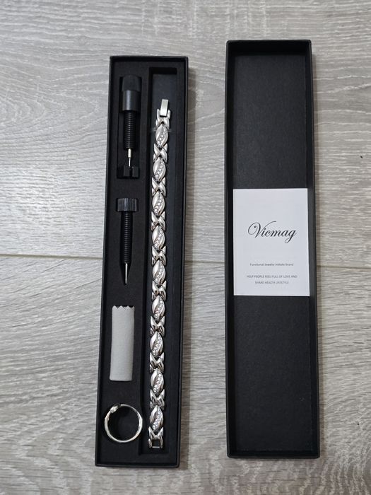 Brățară Magnetică pentru Femei Vicmag – Oțel Titan, 3500 Gauss