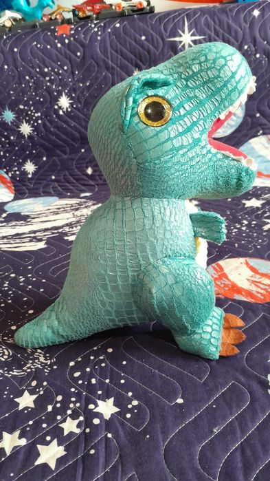 Plus dinozaur culoare turcoaz