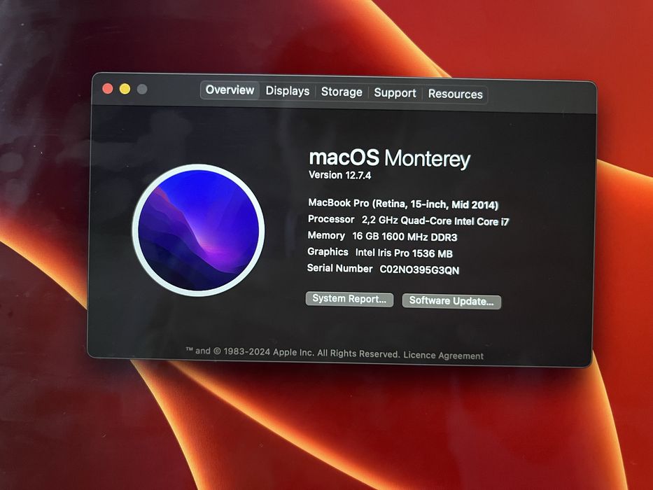 MacBook Pro 15’ 2014г.