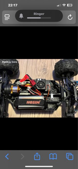 RC количка Hosim ZENO X16 1:10 безчеткова, 4x4, Off Road