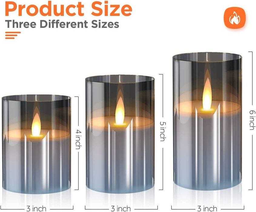 Комплект от 3 свещи