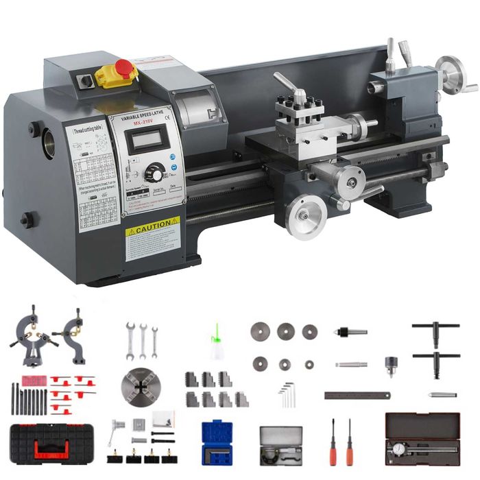 Strung Metalic Mini 750W 20x40 cm, Viteză 50-2500RPM,Mandrină 4 Bacuri