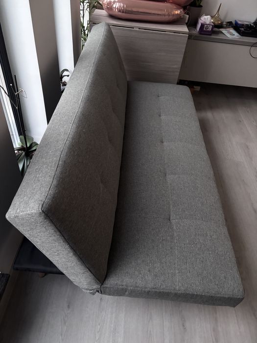 Canapea extensibilă NEJEDE gri deschis