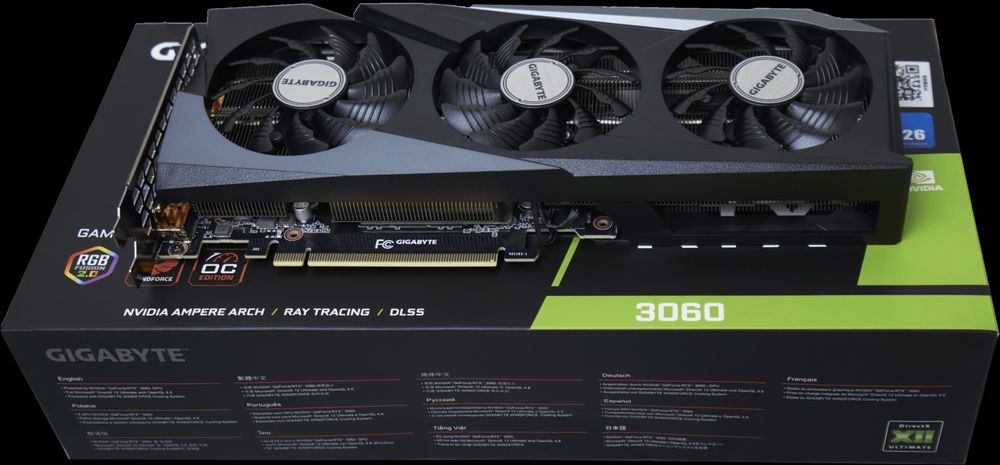 Трехкулерная RTX 3060 REV2.0