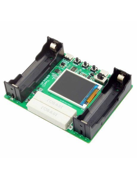 18650 Тестер за капацитет на батерия с дисплей - USB-C
