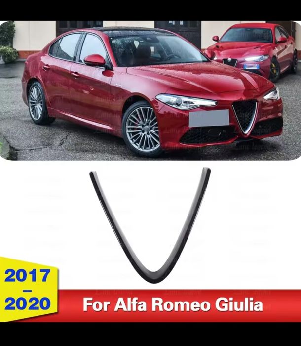 Alfa Romeo Gulia преден черен грил