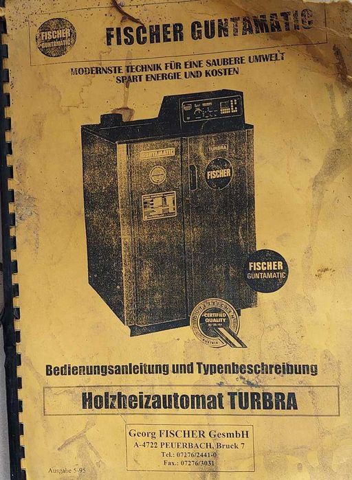Cazan, centrala  gazeificare Fisher Guntamatic Turbra 30kw