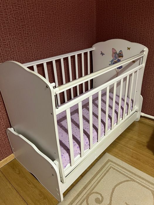 Кровать детская состав береза