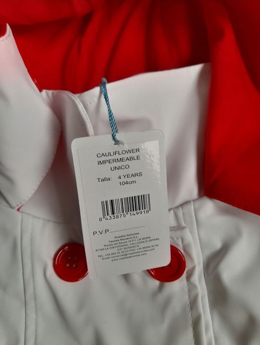 geaca ploaie eleganta fata fetita noua eticheta Spania motive franta