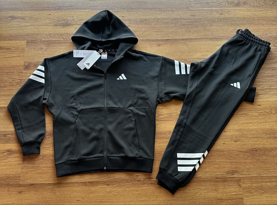 Мъжки,памучен,черен екип Adidas
