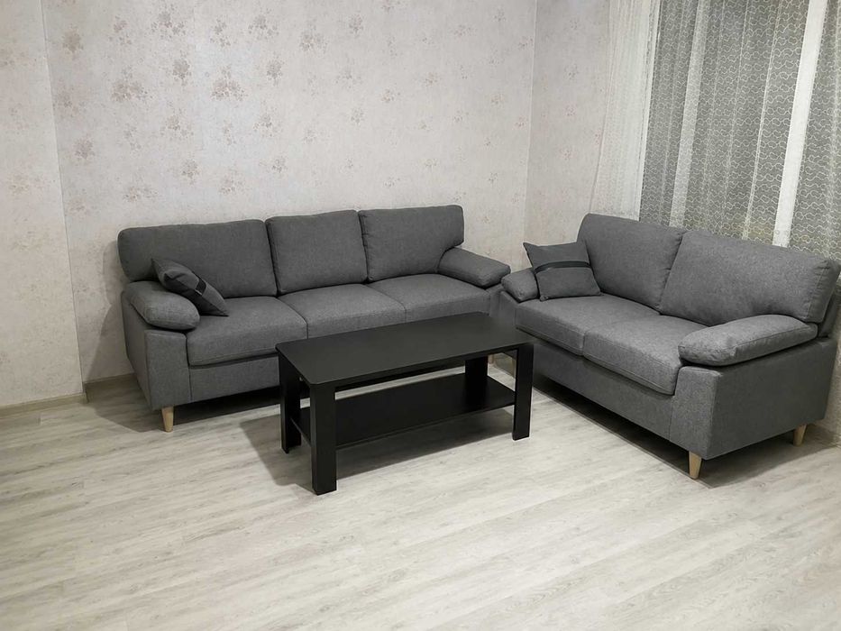 Продавам комплект дивани JYSK GEDVED – 3-местен + 2-местен