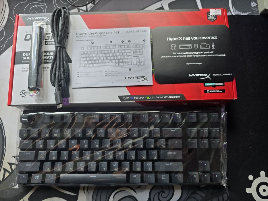 Клавиатура HyperX Alloy Origins Core PBT TKL