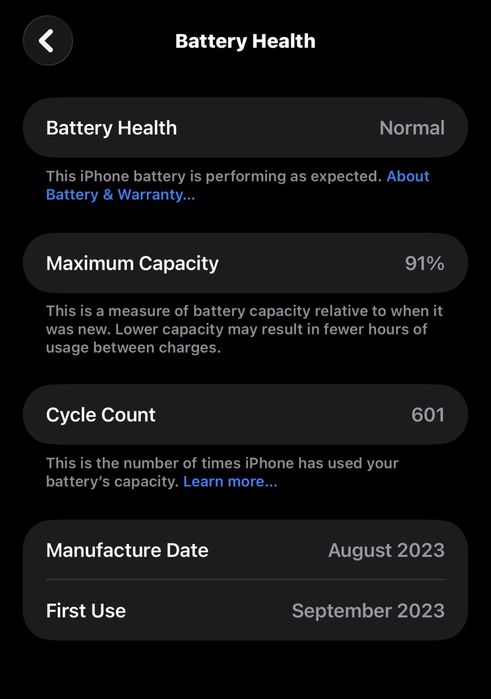 Iphone 15 pro max 256 GB