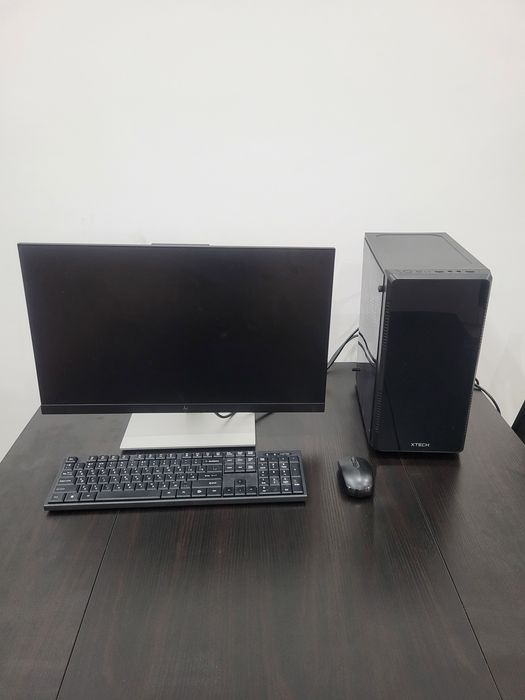 ПК для работы и учебы (i7 / 16GB / SSD+HDD) +  Монитор 24"