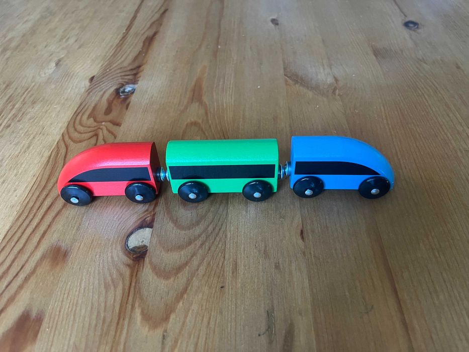 Чисто ново влакче съвместимо с IKEA и Brio релси