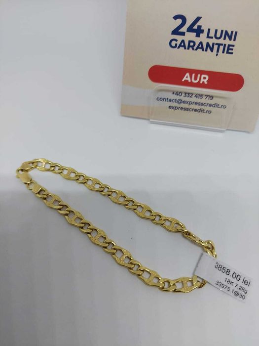 Bratara aur 18k 7.28gr [Ag30 Pacurari 2/B.33975.1] Garantie 2 ani!