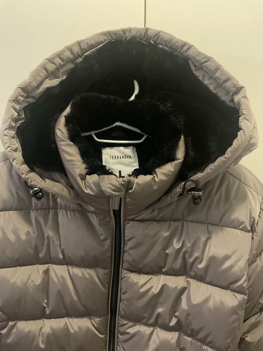 Зимно яке с качулка,2 джоба и колан
