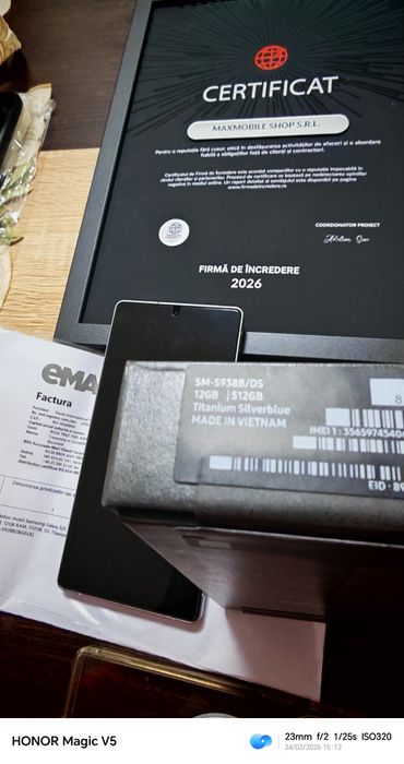 Samsung Galaxy S25 Ultra 5G / Silver Blue / Factura și Garanție !