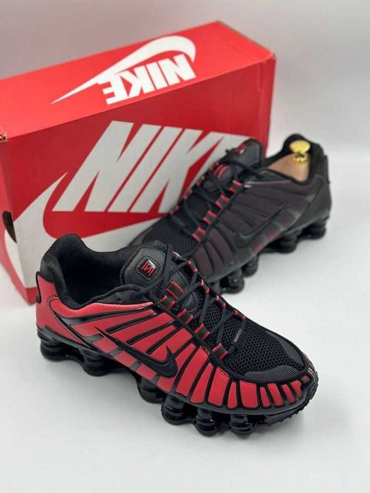 Nike Shox TL Black & Red Thermoreactive мъжки маратонки 40-45 номер