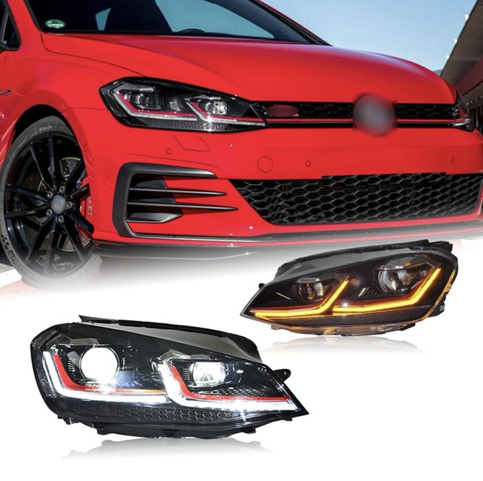 Комплект фарове с динамични мигачи за VW GOLF 7 2012 - 2018