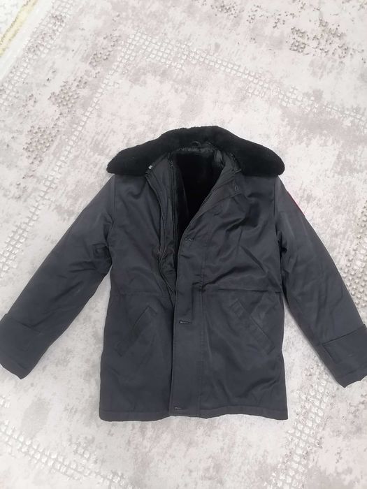 Бушлат чёрный утипленный