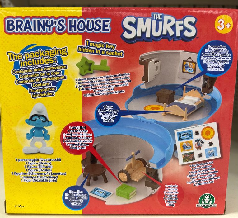 Casa Ștrumfului cu ochelari  – set de joacă +3 ani Nou și sigilat!
