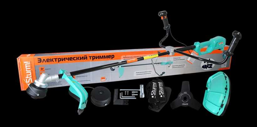 Триммер электрический 1800ВтШирина скашивания450/255ммЗащита7500Об/мин
