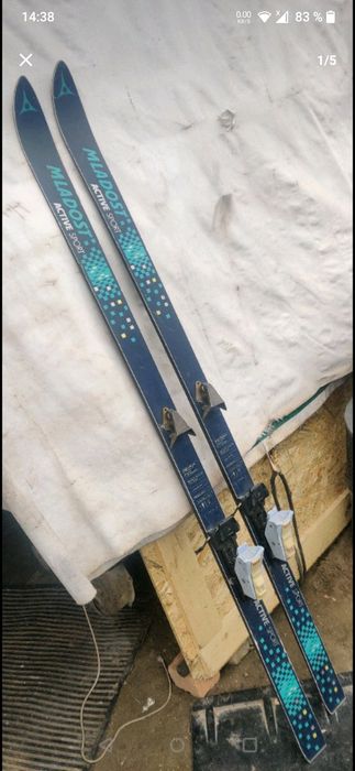 ОбменЛыжи профессиональные металопластик на строй материал, инструмент