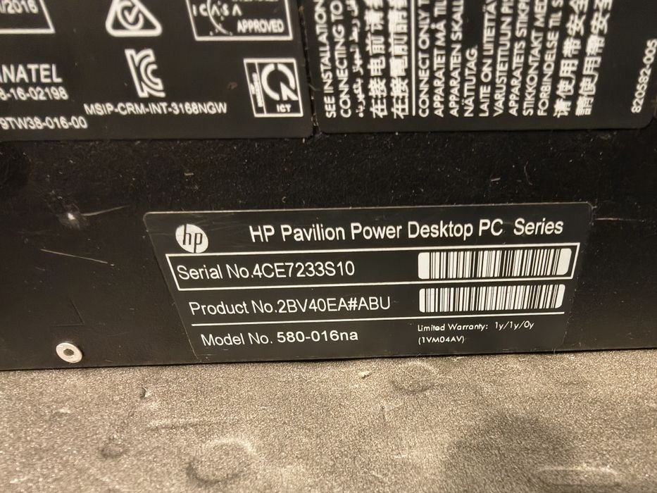 Kit socket 1151: HP Pavilion Power 580 + Intel G4560 sau i5 7500