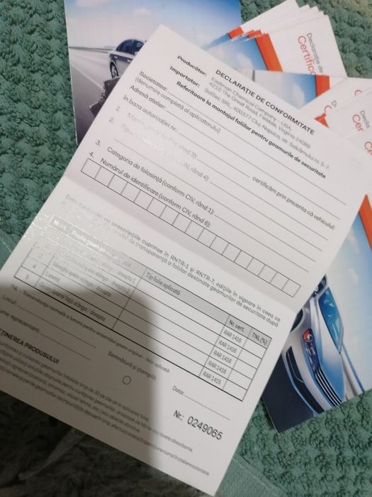 Autorizați auto Lullmar pentru geamuri fumuri  stampilate semnate rar