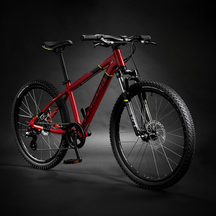 Bicicletă Mtb St 900 24" roșu copii 135-150 - (SecondHand) Decathlon