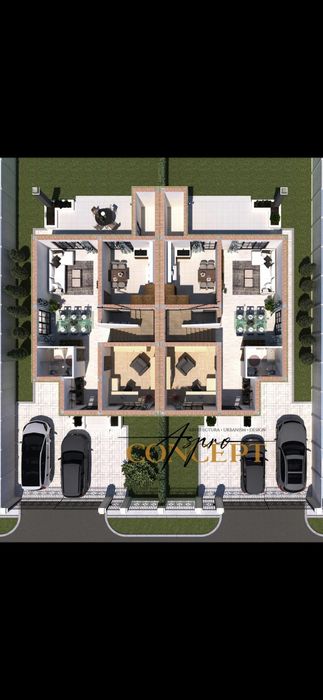 Vand duplex la rosu Braytim