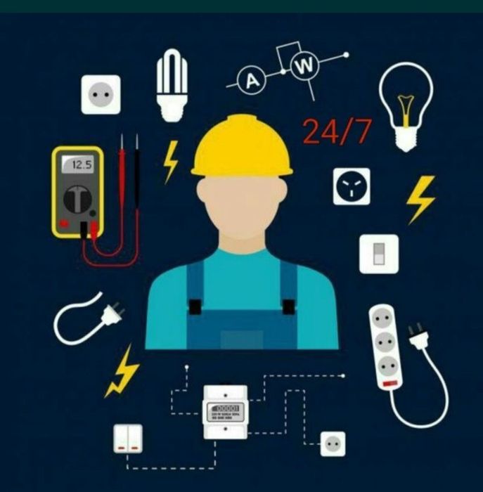 Электрика хизмати тошкент шахар буйлаб 24/7