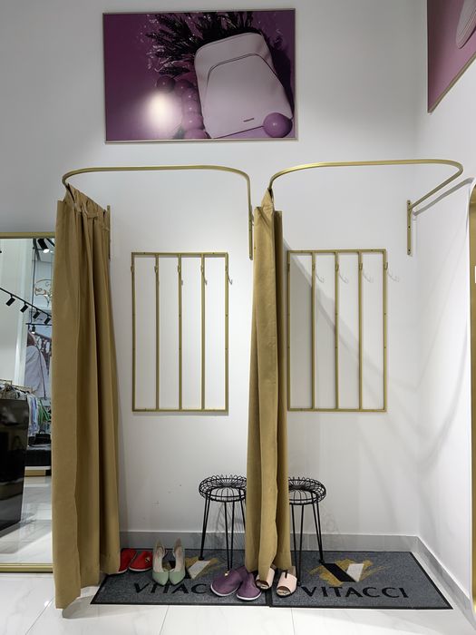 Шторы для примерочных. Примерочная.