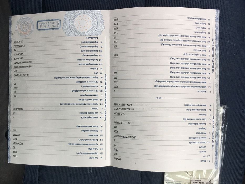 Dezmembrari Mazda 2 (DY) (2003-2007) 1.4 CD Motorina