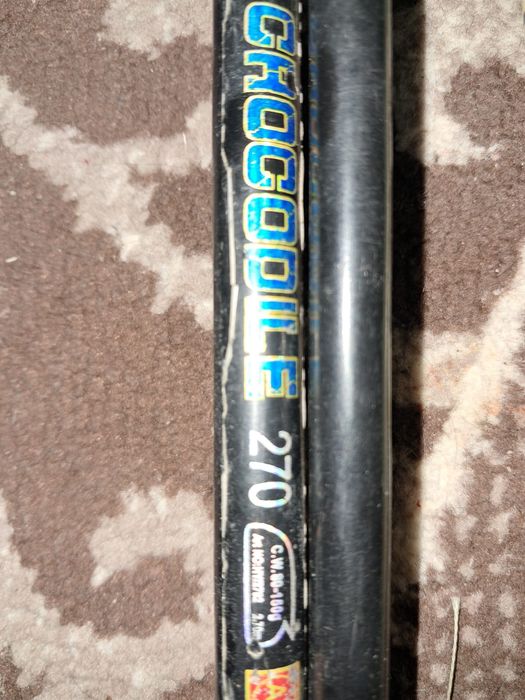 Спиннинг чёрный и белый