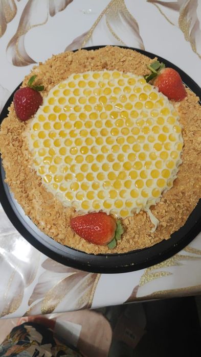 Домашний медовый торт