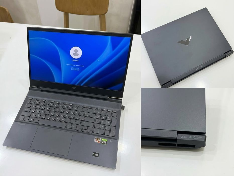 Игровой ноутбук HP Victus 16, RTX 3050Ti, AMD Ryzen 6600H